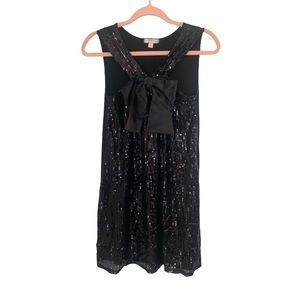 Romeo & Juliet Couture Black Sequin Dress